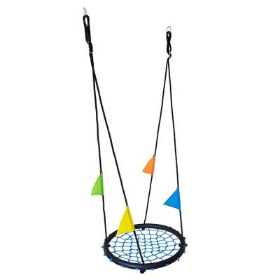 China 24 INCH Round Therapy Net Swing Seat with Hanging Rope for Kids en venta