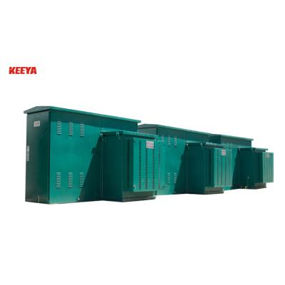 China Metal Clad Substation MV 6.6KV 10KV 11KV 12KV 15KV Medium Compact Power Distribution Voltage Transformer Mobile Koisk Bay Substation / Bundle for sale