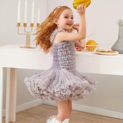 China nylon & Princess Birthday Party Cotton Tutu Dresses for Kids 1 to 8 Years Old for sale