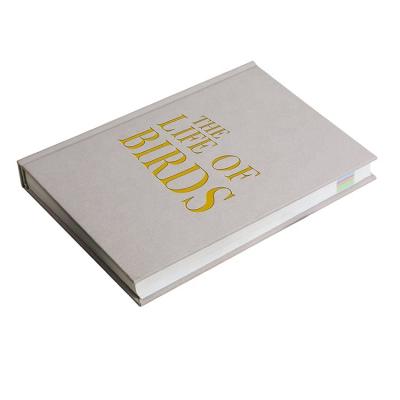 China Education Hardcover Book Printing customized gold hot foil stamping logo for sale