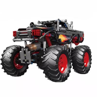 China Simulation Model Mould King 18008 Moc Technic Off-Road Electric City Car Remote Control Buggy Trucks Suv Building Blocks Bricks Toys for sale