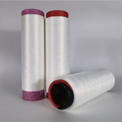 China Anti-pilling Recycle Yarn DTY 75D/36F/2 Elastic RAW WHITE Polyester SD RW 1H DTY High Shrinkage 100% For Knitting for sale