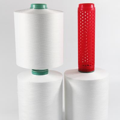 China China Manufacturer Anti-pilling Dty 75d/72f 100% Polyester Yarn Raw White On Plastic Perforated Tube Ready For Dyeing for sale