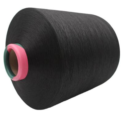 China Wholesale Spun Core Yarn Covered Yarn 150d 48f Polyester Yarn Dty 20D Spandex Air Covered Yarn For Ear Elastic Band Loop for sale