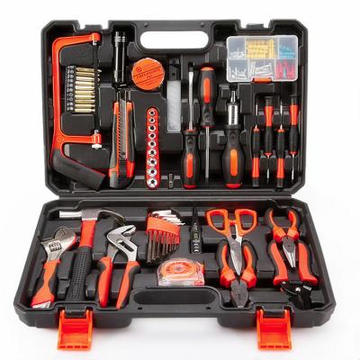 China Hot Sale 102PCS Multi Functional Household CR-V Wrench Screwdriver Hammer Pliers Tool Kit for sale