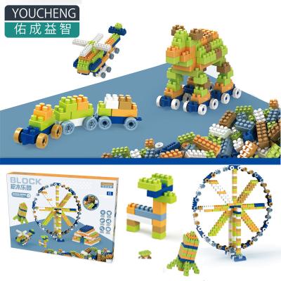 China DIY TOY 618PCS Plastic Medium Particle Building Block Toys For Children Kids DIY Bricks Sets Wholesale Gifts Other Educational for sale