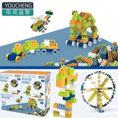 China DIY TOY 98PCS mini building block plastic toys for children kids brick sets wholesale gifts diy brick other educational for sale