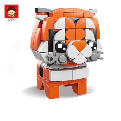 China 135+PCS Mini Educational Cartoon Zootopia Plastic Toy Block Legobuilding Toys For Children Educational Brick Sets Wholesale Brick Kids Gifts for sale