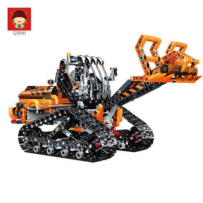 China Crawler Mini Loader Educational Toy 814+PCS Plastic Block Legobuilding Toys For Kids Children DIY Bricks Sets Wholesale Gifts Other for sale