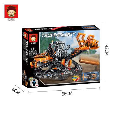 China Crawler Mini Loader Educational Toy 814+PCS plastic block legobuilding toys for children kids diy brick sets wholesale gifts other for sale