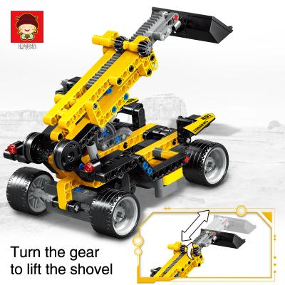 China Toy Building Blocks 273+PCS Truck Boom Brick Toys Educational Toy Educational Block Wooden Telescopic Plastic Technic For Children Kids Gift New for sale