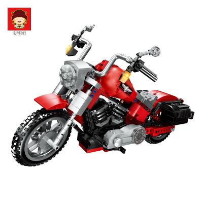 China Educational plastic toy 1108+PCS Harley mini block legobuilding toys for children kids bricks sets wholesale gifts diy bricks other educational for sale