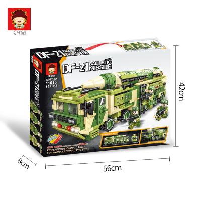 China Educational Toy Block Educational Plastic Technic Toy Bricks Toy DF 21 Building Blocks For Kids Boys Children Gift New Wooden Missiles for sale