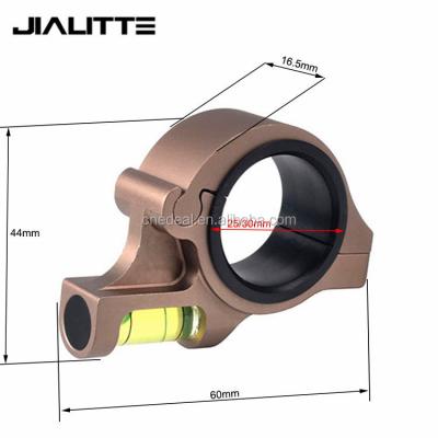 China Shock Make Heavy Duty Aluminum Tactical Rifle Sight Spirit Level Mount Spirit Scope Mount Jialitte J189 25.4mm 30mm for sale