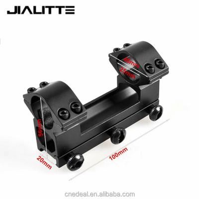 China 20mm Rail Scope Mount Jialitte J016 Hunting Scope Accessories Rifle Mount Ring 25.4mm Tactical High Scope Mount for sale