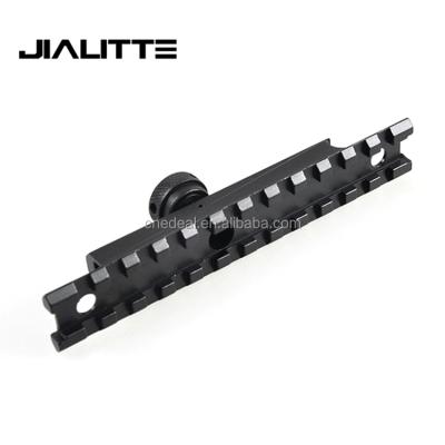 China Airsoft Shooting Hunting Quick Release Rifle Gun Tactical Rail Jialitte J166 Hunting Gun Picatinny Weaver AR15 M4 M16 Tactical Scope Mount Rail Rifle Rail for sale