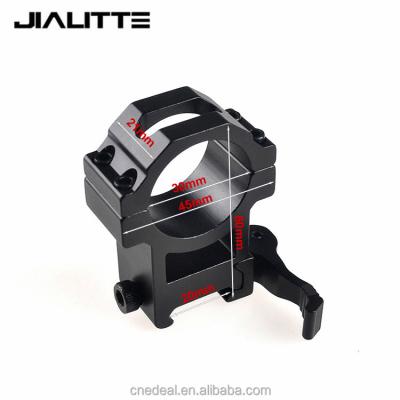 China 30mm Tactical Riflescopes Laser Sight Flashlight Rifle Scope QD Quick Release Ring Mount Ring Scope Mount Jialitte J072 for sale