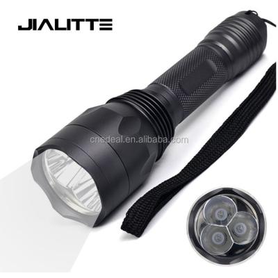 China Jialitte F140 Super Bright Aluminum Tactical Led Camping Flashlight 3xR5 Portable Lighting Manufacture Price for sale