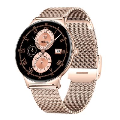 China 5.1Smart Women'S Bluetooth Watch Round Amoled Display OEM for sale