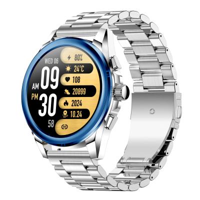 China All Metal Amoled Bluetooth Calling Smartwatch Sports Mode Round Shape for sale