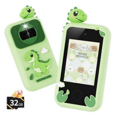 Chine Enfant apprenant partenaire Enfant jouet caméra téléphone lecteur de musique drôle de moment enregistrement avec caméra double à vendre