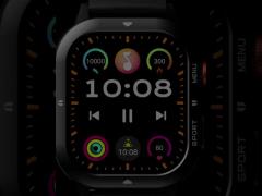 C30 1ATM Waterproof Smartwatch For Men Women , BT Call Fitness Sleep Heart Rate Sport Watch