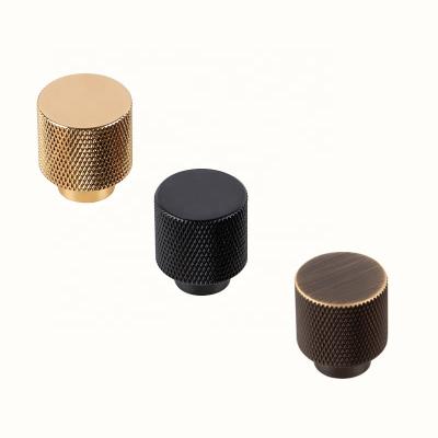 China Contemporary/Modern/Minimalist Brass handles Minimalist modern gold Bedroom cabinets Interior wardrobe doorknobs Furniture hardware drawers single hole single for sale