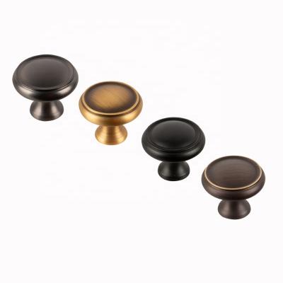 China Contemporary/Modern/Minimalist Pure copper handle bedroom closet kitchen cabinet furniture puckering knob office toilet indoor contemporary and contracted for sale