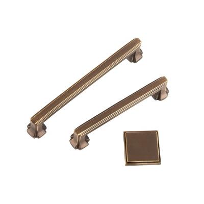 China Contemporary/Modern/Minimalist Pure copper handle domestic bedroom BATH cabinet wardrobe kitchen cabinets Door handles furniture hardware drawers for sale