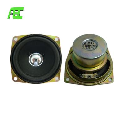 China Professional Mini 2.5 Inch Speaker 8 Ohm 2w Square Paper Cone Speaker for sale