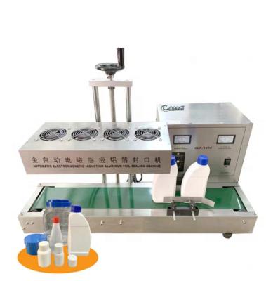 China Food 6000 Continuous Sealer / Capsule Aluminum Foil Induction Sealing Machine for sale