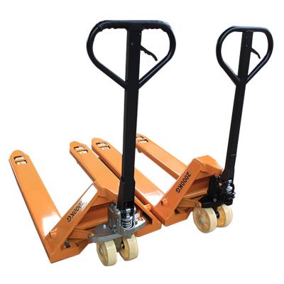 China Garment Shops 2000kg 2500kg 3000kg Hand Pallet Truck / Hydraulic Manual Pallet Jack / Material Handling Tools for sale