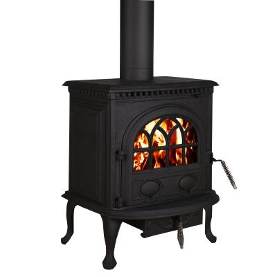 China Big Cast Iron Stoves Real Fire Modern Firewood Firewood Burning Stoves Wood Burning Stove for sale