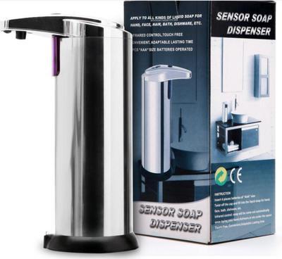 China Modern Automatic Touchless Stainless Steel Liquid Soap Dispenser (Battery Type) for sale