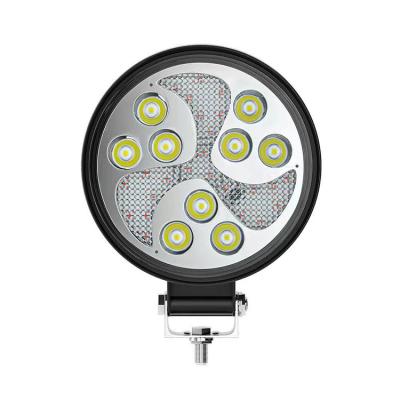 China Auto Lighting System Aluminum Led Work Light Round Shape 18w Diving Light For Offroad Truck 12v 24v for sale