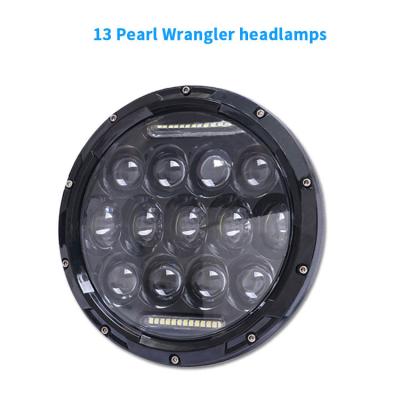 China Cowboy High Quality Aluminum Near Far Light Waterproof ip67 Aviation Lens Chip LED Headlight 6063 13 LED 3030 for sale