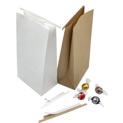 China Hot Sale 100% Recyclable Biodegradable Paper Bag With Clear Window Bakery Bag for sale