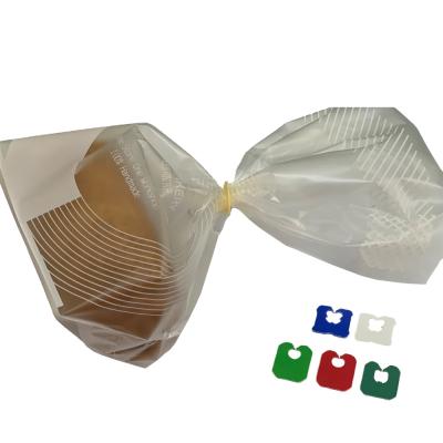 China Sustainable colorful bread clip for bread bags, kwik lock for bread bags tying machine for sale