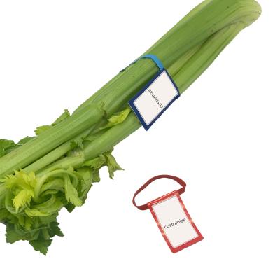 China Super Market Environmental Protection Label Waterproof Twist Ties For Vegetable for sale