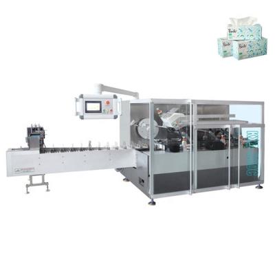 China High Level Full Automatic High Speed ​​Facial Tissue Paper Machine Box Cartoning Packing Machine for sale