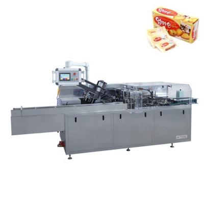 China Automatic Bulk Food Cookies Cookies Cakes Carton Box Packaging Machine for sale