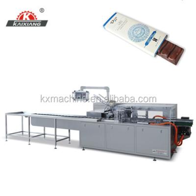 China Automatic Beverage Box Packer For Packing Chocolate Bar Into Carton Box for sale