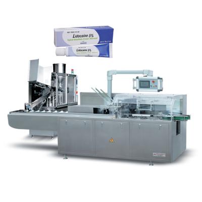 China Automatic Beverage Tube Cream Box Filling and Sealing Packing Machine Cartning Line for sale