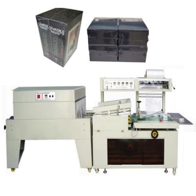 China Automatic Beverage L Bar Heat Tunnel Sealing Film Shrink Wrapping Packing Machine for sale