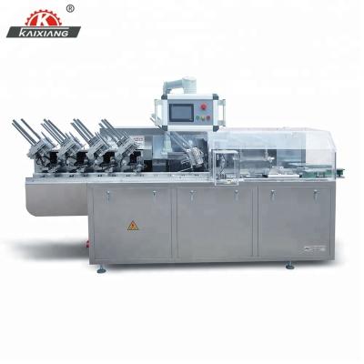 China Beverage Fever Patch Automatic Cooling Cartoning Machine for sale