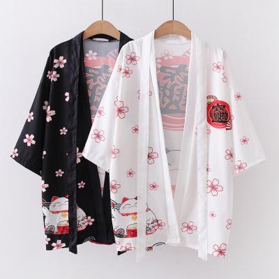 China Women's Casual Sleeve Caps Anti-Shrink Sheer Chiffon Short Beach Wear Beachwear Blouse Summer Cover Up Kimono Cardigan for sale