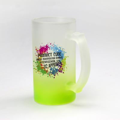 China New Viable Custom Printable Private Label Sublimation Glass Mug Blanks for sale