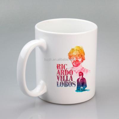 China Viable Good Quality Sublimation 11oz White Custom Ceramic Mug Coffee Mug For Sublimation for sale