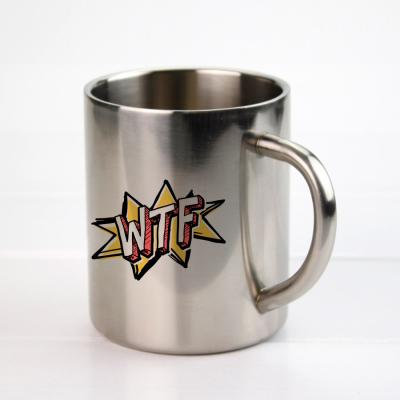 China Customizable Customizable Stainless Steel Coffee Travel Mug Logo Stainless Steel Sublimation Travel Mug for sale