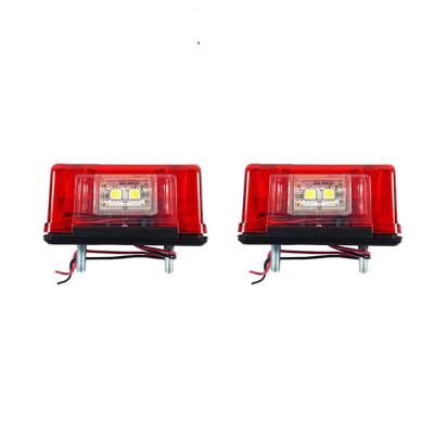 China LED License Plate Lamp For LED Beacon Truck Auto Side License Plate Lamp 24v L3015 for sale